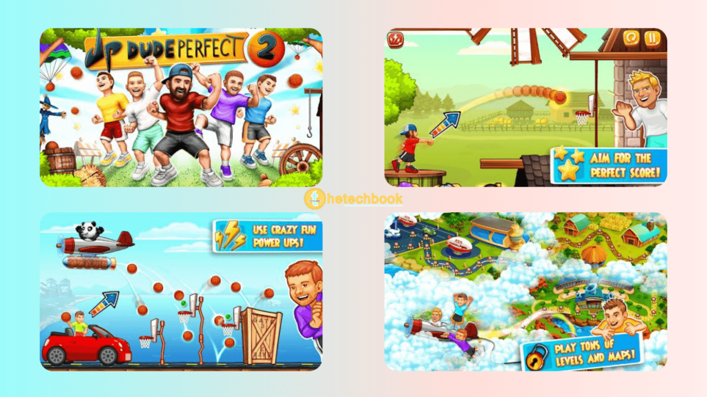 Dude Perfect 2 anime basketball games